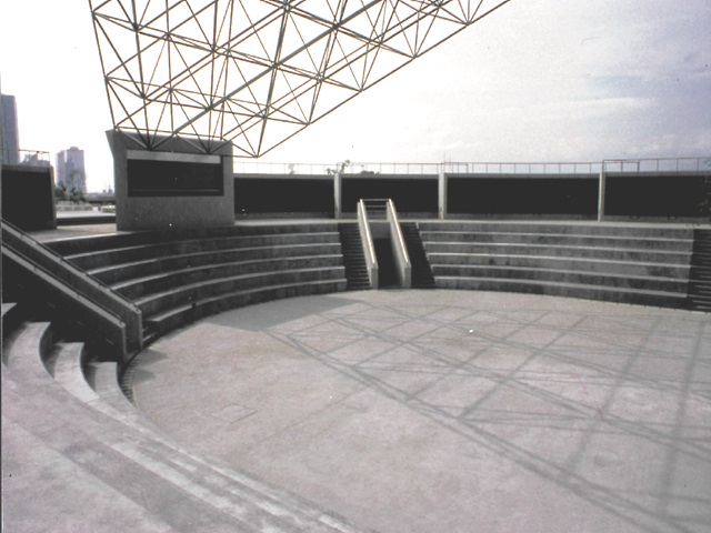 Outlook of the venue before HKJC Amphitheatre is built